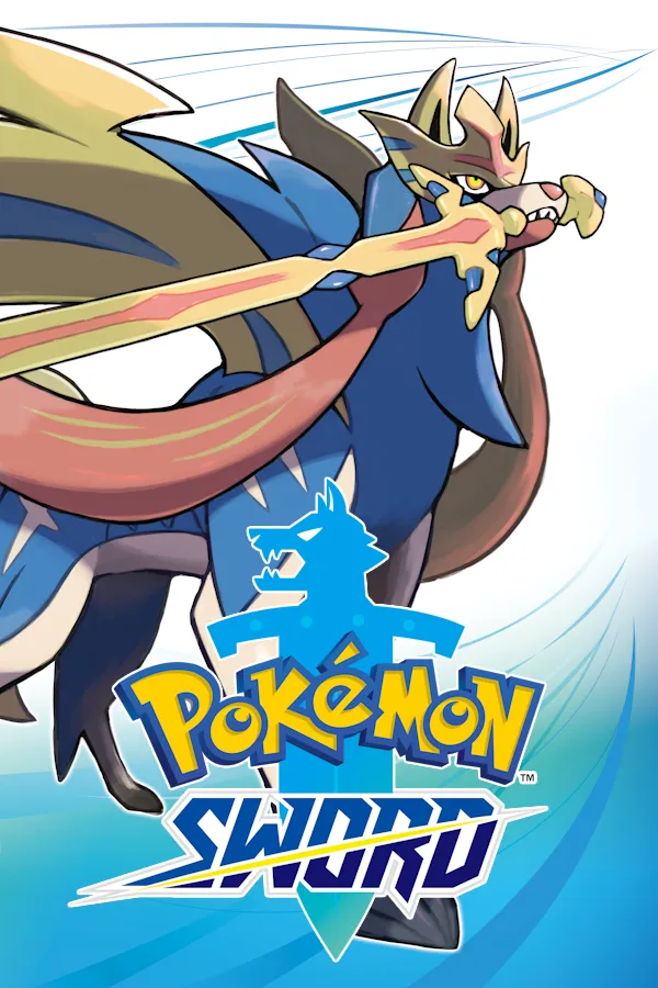 Box art for the game titled Pokémon Sword and Shield
