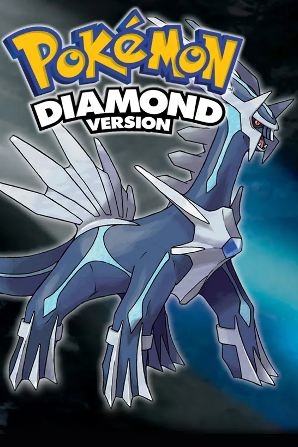 Box art for the game titled Pokémon Diamond and Pearl