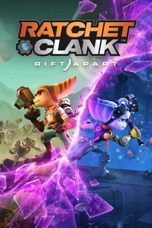 Box art for the game titled Ratchet & Clank: Rift Apart