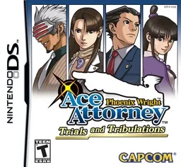 Box art for the game titled Phoenix Wright: Ace Attorney - Trials and Tribulations