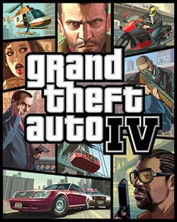 Box art for the game titled Grand Theft Auto IV