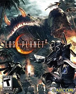 Box art for the game titled Lost Planet 2