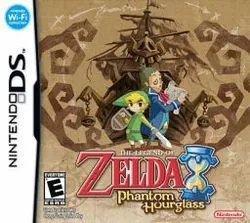 Box art for the game titled The Legend of Zelda: Phantom Hourglass