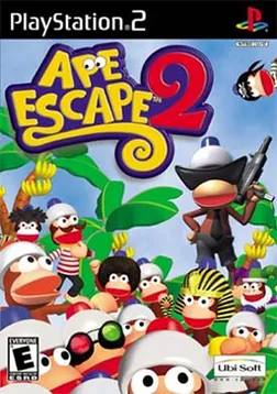 Box art for the game titled Ape Escape 2