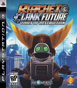 Box art for the game titled Ratchet & Clank Future: Tools of Destruction