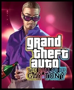 Box art for the game titled Grand Theft Auto IV: The Ballad of Gay Tony