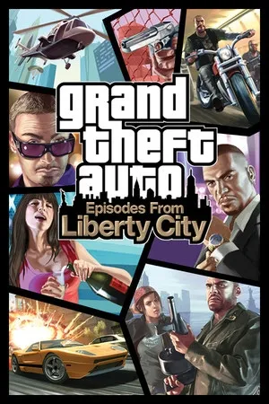 Box art for the game titled Grand Theft Auto: Episodes From Liberty City