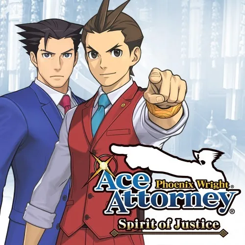 Box art for the game titled Phoenix Wright: Ace Attorney - Spirit of Justice