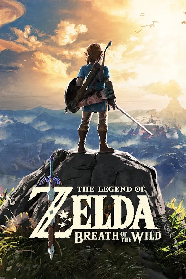 Box art for the game titled The Legend of Zelda: Breath of the Wild