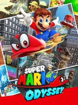 Box art for the game titled Super Mario Odyssey