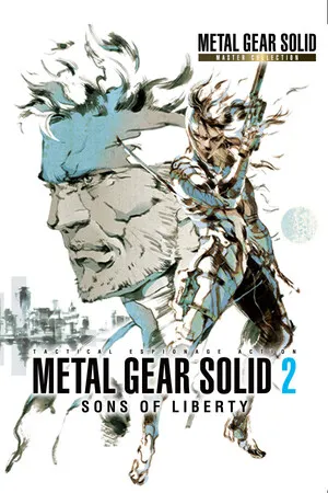 Box art for the game titled Metal Gear Solid 2: Sons of Liberty