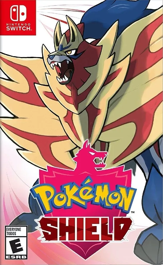 Box art for the game titled Pokémon Sword and Shield