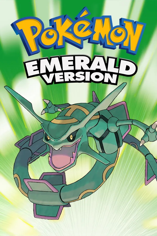 Box art for the game titled Pokémon Emerald