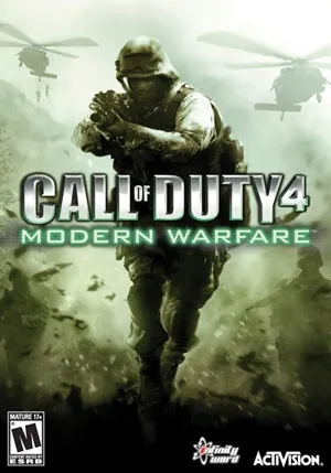 Box art for the game titled Call of Duty 4: Modern Warfare