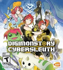 Box art for the game titled Digimon Story: Cyber Sleuth