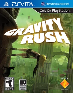 Box art for the game titled Gravity Rush