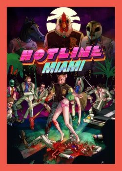 Box art for the game titled Hotline Miami