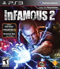 Box art for the game titled Infamous 2