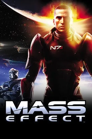 Box art for the game titled Mass Effect