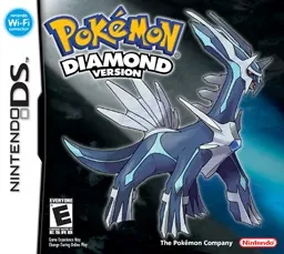 Box art for the game titled Pokémon Diamond and Pearl