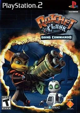 Box art for the game titled Ratchet & Clank: Going Commando