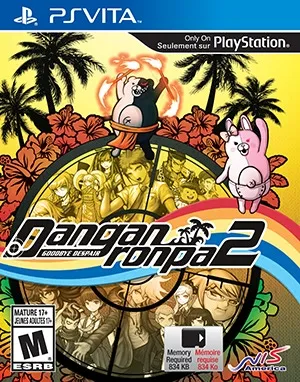Box art for the game titled Danganronpa 2: Goodbye Despair