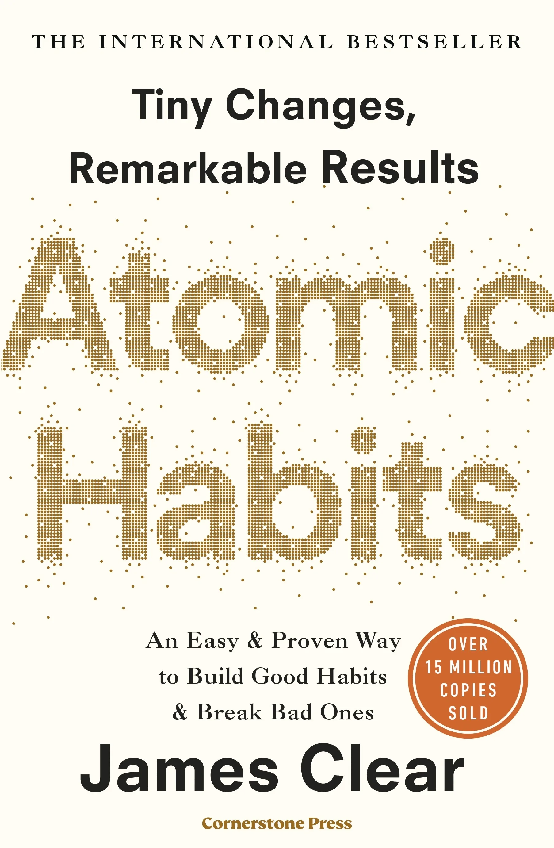 Cover of the book title Atomic Habits