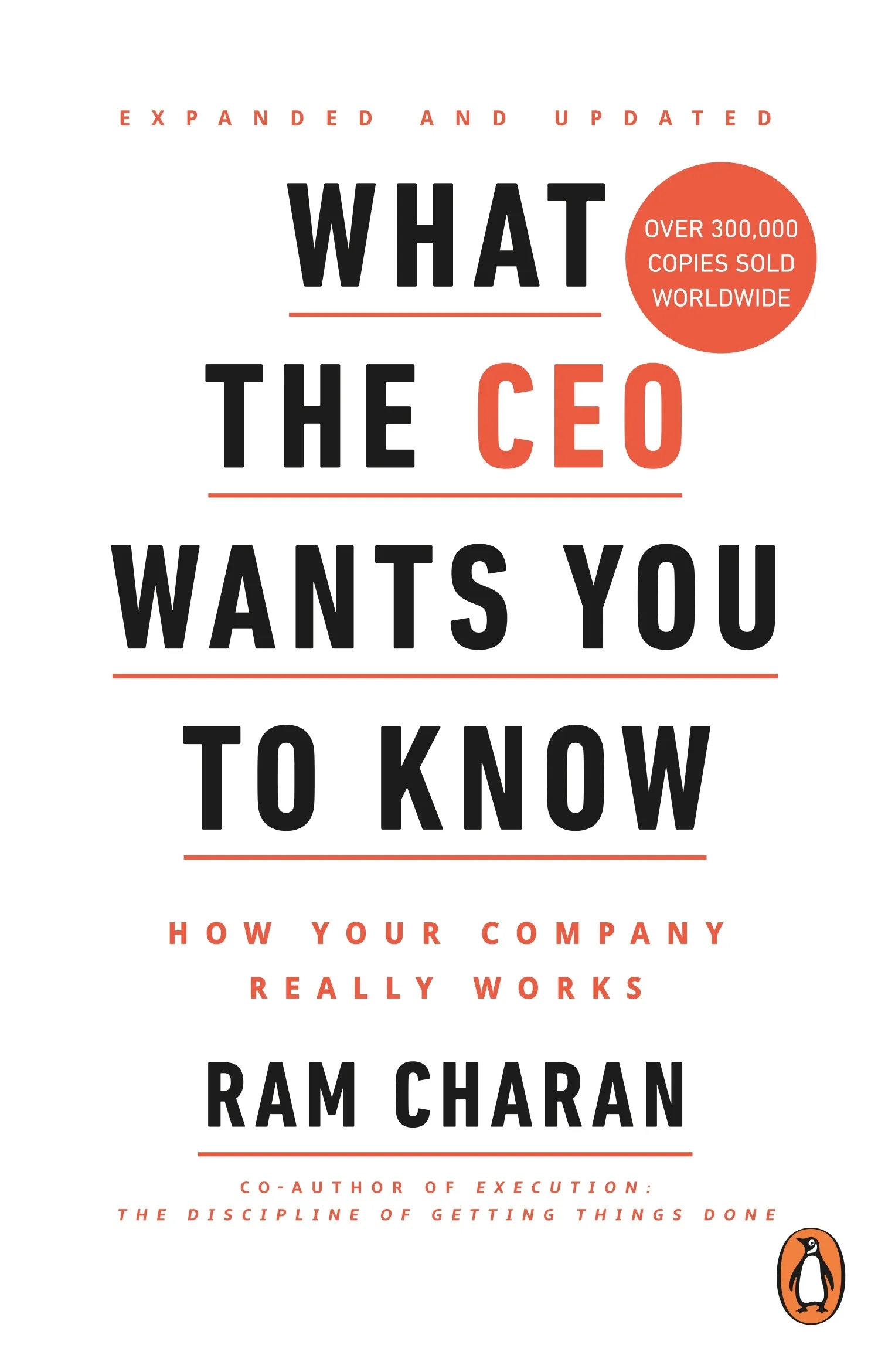 Cover of the book title What the CEO Wants You to Know